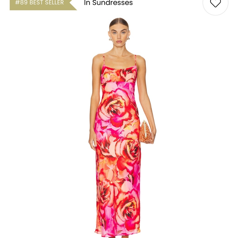 Floral Pink Maxi Dress